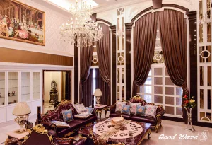 巴洛克風格，挑高天花板案場照片