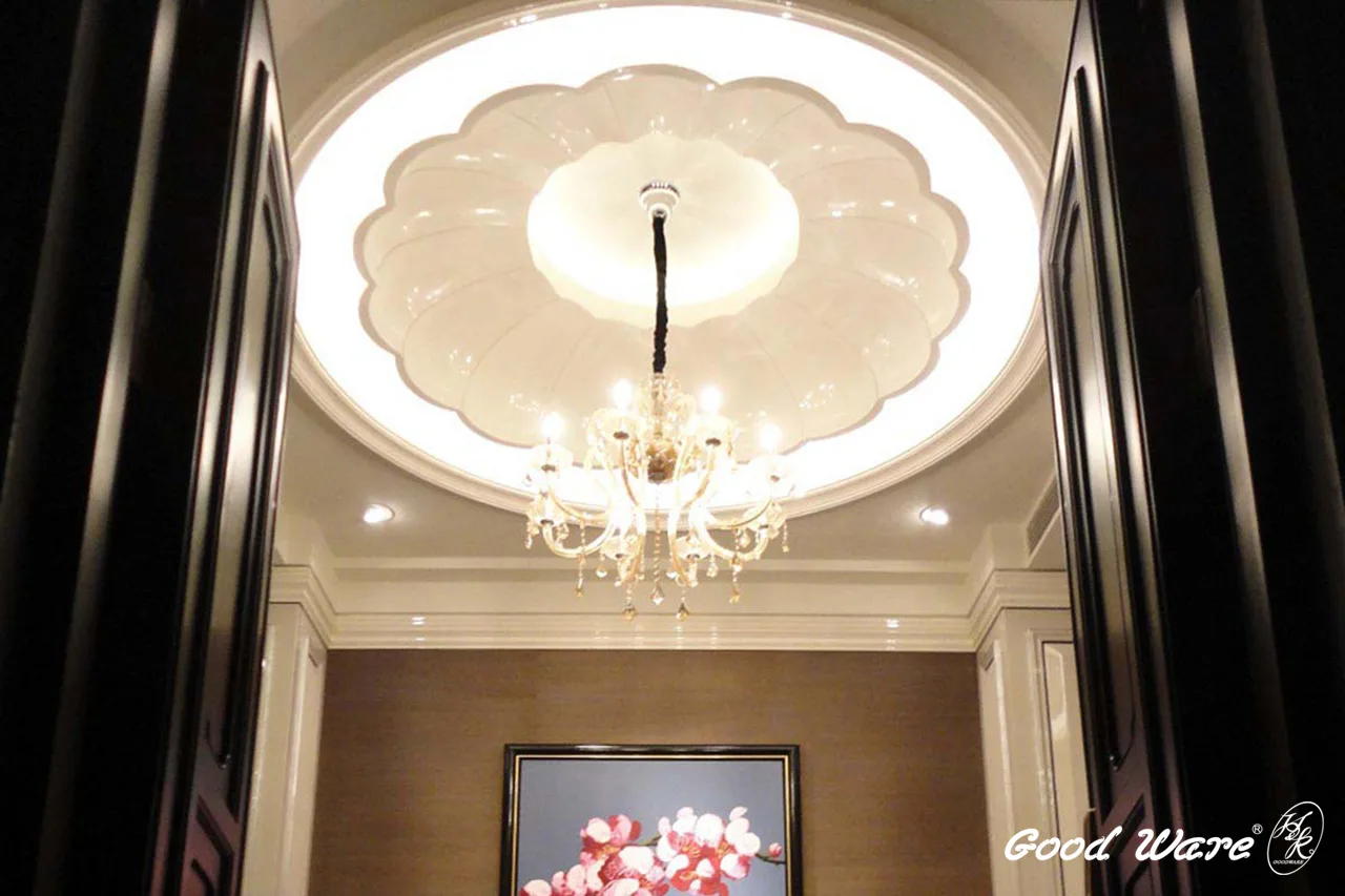 蘇州桃花樣板屋-南瓜吊頂設計照片