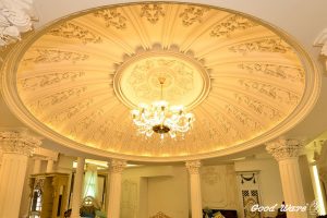 展廳天花板飾花設計