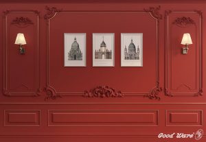 飾花歐式牆面設計