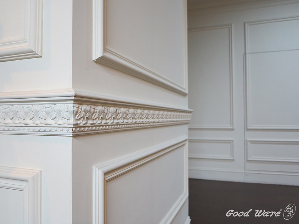 雕刻線板運用於牆面腰線