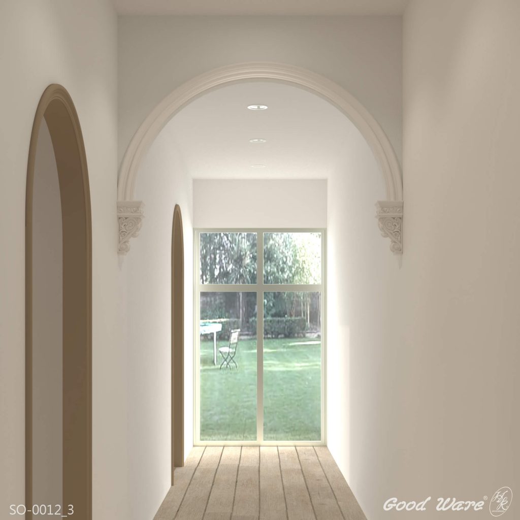 樑托＋框線圓形拱門