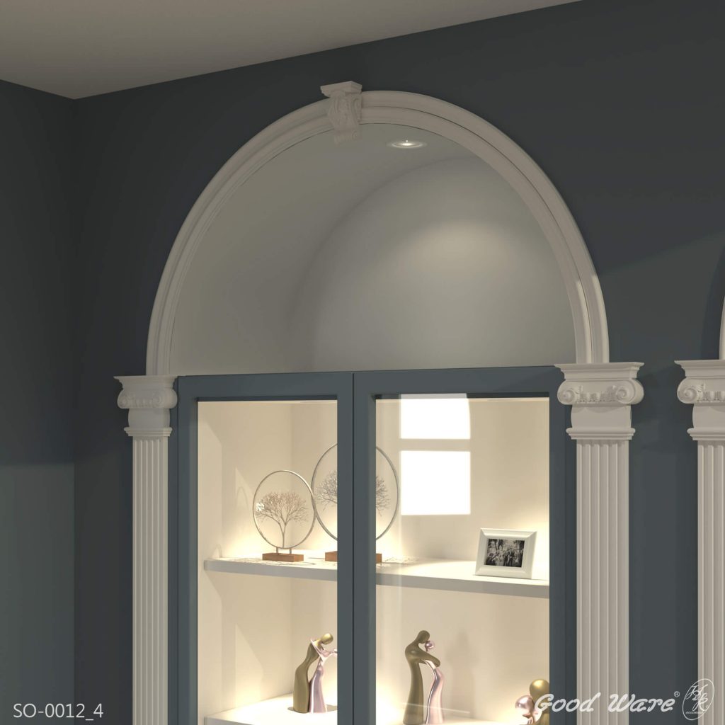 平面羅馬柱拱門櫥櫃