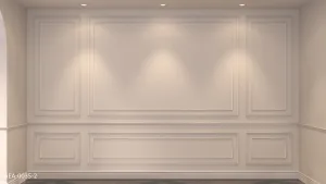 雙框線＋腰線設計效果圖