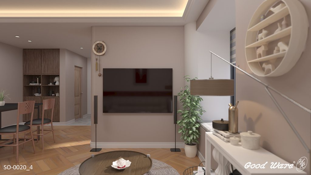 美拉德客廳電視牆