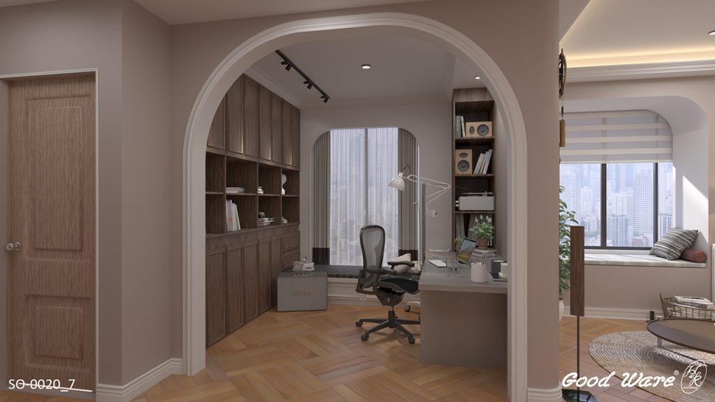 美拉德書房效果圖