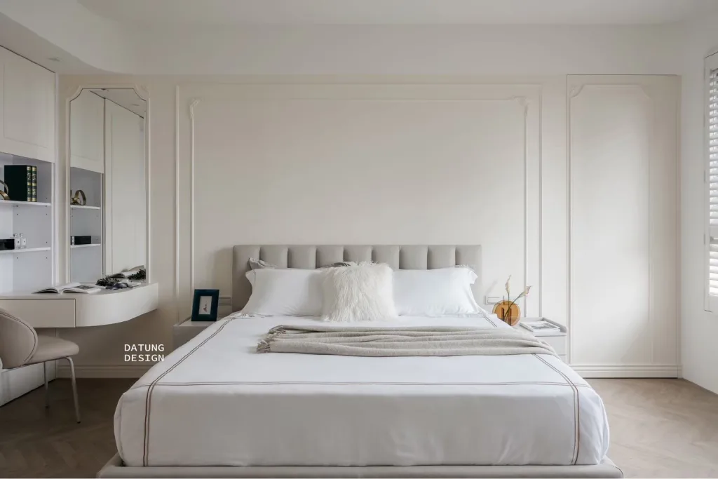 實際案場－臥房１／設計公司：大同設計／風格：現代法式